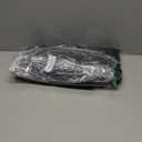 Pack of 2 Soft Textured Throw Decorative Pillow Covers Square Accent Solid Cushion Cover Cozy Farmhouse Pillow Case with Zipper for Couch Sofa Bedroom Living Room 23x23 Inch, Black