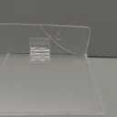 Acrylic Gloves Dispenser Holder Clear Storage Container with Lid Wall Mount Box for Shoe Cover Beard Covers Gloves Lab, 2 Grids