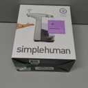 simplehuman 8 oz. Touch-Free Sensor Liquid Soap Pump Dispenser with Soap Sample, Brushed Nickel