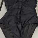 B2prity Women's Mesh One Piece Swimsuit Tummy Control Sexy Bathing Suit Push Up Swim Suit Slimming Swimwear Black.XL