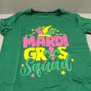 Mardi Gras Shirts for Women-Funny Tuesday Carnival Masks Short Sleeve New Orleans Parade Tee Tops