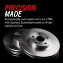 PowerStop Rear Brake Rotor For Hyundai Azera 2009-17 |Sonata 2006-19 |Tucson 2015-17 |Kia Cadenza 2014-16 |Optima 2011-20 - Direct OE Disc Replacement Rotor, JBR1337