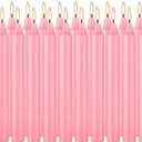 40 Pack Candles Mini Unscented Taper Candles for Valentine's Day,Christmas,Household, Wedding, Rituals, Prayer, Birthdays,Party and Home Dcor Candlesticks - 4 Inch Tall(Pink)