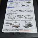 7 code Large Dish Drying Rack for Kitchen Counter, Detachable Large Capacity Dish Drainer Organizer, 2-Tier Dish Racks with Utensil Holder, Black