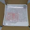 9.8" Round Clear Acrylic End Table - Modern Small Space Side Table for Living Room, Bedroom, Office, Outdoor | Sturdy, Easy to Install, Multi-Purpose