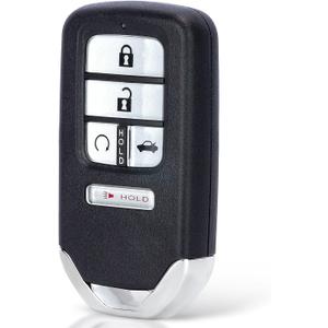 Beefunny Replacement Remote Keyless Entry Key Fob for Honda Accord 2018 2019 2020 2021 Insight 2019 2020 2021 FCC ID:CWTWB1G0090 PN: 72147-TVA-A21 72147-TVA-A01 5Buttons 433.92MHz FSK 4A Chip