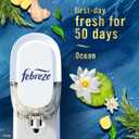 Febreze Plug In Air Freshener, Odor-Fighting Scented Oil Refill, Air Fresheners for Home and Bathroom and Kitchen, Long Lasting for Strong Odors, Moutain/Ocean/Amber Mix, 0.87oz Refills, 3 Count