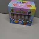 12 Colors Tie Dye Kit, Tie Dye Set for Kids, Pre-Filled Tye Dye Bottles, Non Toxic Permanent Fabric Dye Art Set, Easy DIY Fabric Art - Create Fun