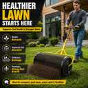 30 Inch Compost Spreader, Peat Moss & Lawn Top Dressing Spreader