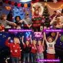 48 Pack Light Up Party Favors for Birthday, Glow in The Dark Party Supplies, Pop Fidget Toys Bulk 3D Stress Ball Toy, Squeeze Toys, Easter Filler, Classroom Prizes Stocking Stuffers for Adults Toddler