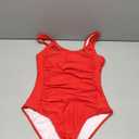 Century Star One Piece Swimsuit Women Tummy Control Vintage Swimsuits Mesh U Back Modest Swimwear, Size M