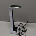 Tilted Nation Gaming Headset and Controller Stand | Premium PS5 Accessories (Clean Space with Charging Station) Headphone and Controller Holder for Desk, PlayStation 5, Xbox Game, (White)