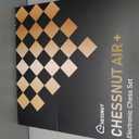 Chessnut Air+ Electronic Chess Set Full Wooden Pieces, WiFi & Bluetooth, AI Chess Computer, LED Indicators Smart Chessboard for Online Play, 33*33*1.8cm