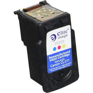 Elite Image Remanufactured CNMCL211 Ink Cartridge -Cyan, Magenta, Yellow -Inkjet -305 Page -1 Each -Remanufactured