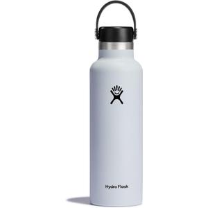 Hydro Flask Water Bottle - Insulated Stainless Steel - Non Spill, Leakproof in 21 Oz White