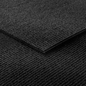Livelynine Black Carpet Tiles Peel and Stick with Padding Self Adhesive Carpet Squares for Bedroom Cats Indoor Basement Floor Non Slip Sticky Flooring Stick on Square Rug Remnants 4-pcs 11.8x11.8