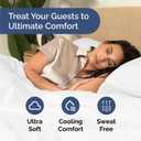 Bulk Case Pack of 10 Sheet Sets - Complete 6 Piece Sheet Sets - Bulk Queen Bedding - Wholesale Case Pack for Hotels, Spa & Airbnbs - Deep Pocket & Wrinkle Free - Cooling & Breathable - Queen, White