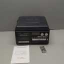 Vintage 9-in-1 Record Player Turntable with Bluetooth, AM/FM Radio, CD & Cassette Player, USB/SD Playback, Remote Control, Aux & RCA Inputs, Headphone Jack  Classic Audio System for Music Lovers (Black)