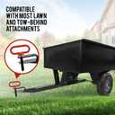 Mission Automotive Magnetic Trailer Hitch Pin - 4mm x 25mm, Red - Neodymium One-Hand Hook & Release for Lawn Mower & Utility Trailer - Compatible with Most Lawn Tractors & ATVs