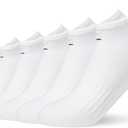 Nike Unisex Adult Everyday Lightweight Training No-Show Socks (6 Pairs) (White/Black), XL
