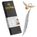 Harry Potter Metal Bookmark with Hanging Charm Golden Snitch Hogwarts Reading Gifts Book Lovers Gift Box (Golden Snitch)