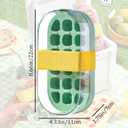 2-in-1 Ice Cube Bottle,Ice Cube Tray Water Bottle,2025 New Ice Cube Making Bottle for Home Outdoor Office Ice Making Freezer Coffee Juice Beverages (Green)