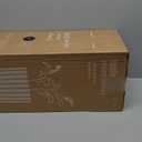 ARNIS Modern Plant Pots, Set of 2 Round Large Planters with Stand, Large Size Metal Pots with Drainage Holes for Living Room, Office, Garden or Balcony, 10.5 &12.25 Inch, Black & Gold