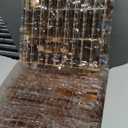 Sequin Wall Backdrop Champagne Glitter Square Photo Backdrop 9FTx4FT Birthday Shimmer Wall for Bachelorette Anniversary Photograph Backgrounds Decor