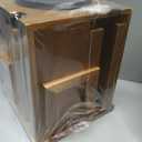 Rotating Tea Bag Organizer Acacia Wood 4-Sided Storage Box for Home or Office, Standard
