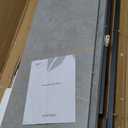 WOHOMO Folding Desk, Small Writing Desk 39.4", Space-Saving Foldable Laptop Table Writing Workstation for Home Office, Easy Assembly, Grey