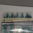 Kurt Adler 10-Light Tractor Light Set, Green