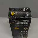 TitanFlex Heavy Duty Black Industrial Nitrile Gloves with Raised Diamond Texture, Latex Free (6mil/8mil)