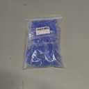 Pndeyo 83pcs Number Alphabet Cookie Stamps, Upper Lower Letter Fondant Embosser Set, Special Characters Stamp for Clay Sugar Cake Cookies Chocolate Decoration- Blue