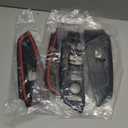 Anti-Slip No Drilling Aluminum Brake and Gas Accelerator Pedal Pad Cover For 2009-2023 Dodge Challenger Charger Chrysler 300 Foot Pedal Pads Kit 2PCS (Red)