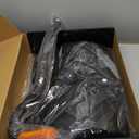 Snow Shovel Heavy Duty for Driveway with Ergonomic Handle to Use Without Backpain for Home Garage Car - Snow Shovel with 18 Inch Blade Large Capacity and 58 Inch Long Ergonomic Handle (Black)