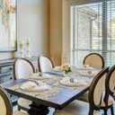 Wildflowers Placemats Set of 6,Vintage Garden Plants Herb Flower Botanical Table Mats Non-Slip Heat Resistant Washable Placemat for Party Kitchen Dining Table Decoration Indoor Outdoor