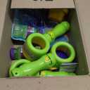 Gazillion Bubbles VorTech Wand Toy for Toddlers, Easy, Safe, PushButton Bubble Fun, Includes 4 oz Solution and Dip Tray, Outdoor Gift for Boys and Girls, Ages 3+