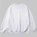 Verdusa Women's Graphic Pullover Sweatshirts Hip Hop Going Out Tops Streetwear (White, L)