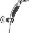 Delta Faucet 9-Spray Touch-Clean Wall-Mount Hand Held Shower with Hose, Chrome 55424