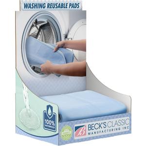 Beck's Classic Washable Underpads, 34 x 36 (2 Pack) - Heavy Absorbency Reusable Bedwetting Incontinence Pads for Kids, Adults, Elderly, Cats or Dogs- Waterproof Pad for Bed, Couch, Sofa, Floor