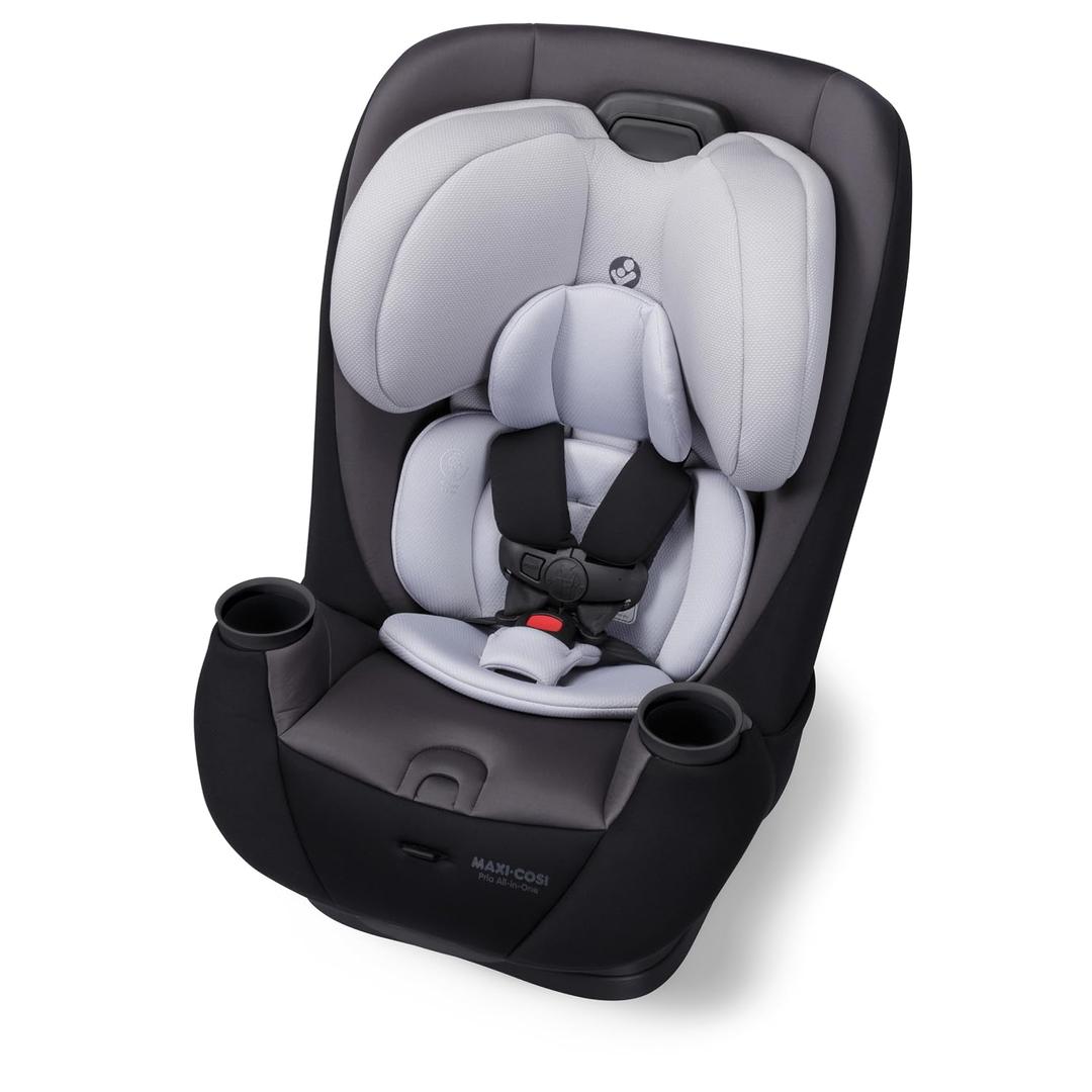 Maxi-Cosi Pria All-in-One Convertible Car Seat, Rear Facing Car Seat for Infants from 4-40 lbs, Forward Facing Car Seat up to 100 lbs in Booster Seat Mode, After Dark MFD: 03-20-25