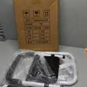 Hopelight Adjustable Bed Rail Support Handle with Storage Pouch, White and Black, Height Assist Safety Guard, Adjustable Bed Assist Rails for Seniors & Patients - Fits All Beds, Tool-Free Assembly