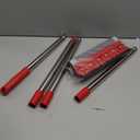 DSV Standard Window Squeegee, 2-in-1 Window Cleaner with 55" Extension Poles, Window Washing Kit, Glass Door Cleaner, Multi-Use Car Windshield Cleaning Tool with Long Handle for High Outdoor Windows