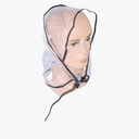 Light PVC Rain Hat with Full Visors for Outdoor Use Clear Hoods Portable PVC Rain Bonnet for Travel