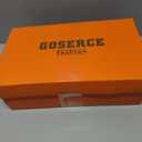 GOSERCE Rhinestone Heels Dressy Women's Stiletto Pointed Toe Pumps Mesh High Heel Pumps Fashion Prom Wedding Evening Party Shoes (Black, M)