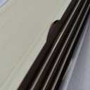 WPC Slat Wall Paneling, Modern Accent 3D Wall Panels, 8-Piece 94.5" x 6.6" TV Wall Panel, Bedroom, Living Room, Walnut