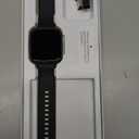 Smart Watches for Women Men, 1.85" HD AMOLED Display, 2 Bands Included, Works with iPhone & Android, 12-Day Battery, 3ATM Waterproof, Bluetooth Call, Health & Fitness Tracker, Black