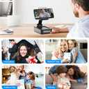 TechGlow Foldable Cellphone Stand with Bluetooth Speaker and Charging Function Birthday Gifts for Men Women Mother Father Boy Girl Teens Cool Tech Gadgets
