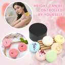 2.5inch Round Soap Shampoo Bar Mold, 3D Plastic Solid Bath Bomb Shower Steamer Press Molds for Making Shampoo Bars, Shower Steamers, Soaps, Bath Bombs, DIY Making Supplies (Round)