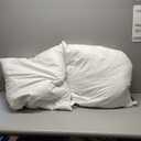 MIULEE 26x26 Euro Pillow Inserts, Set of 2 Down Feather Throw Pillows for Couch Sofa Bed, Decorative Fluffy Throw Pillow Inserts Cotton Fabric, White